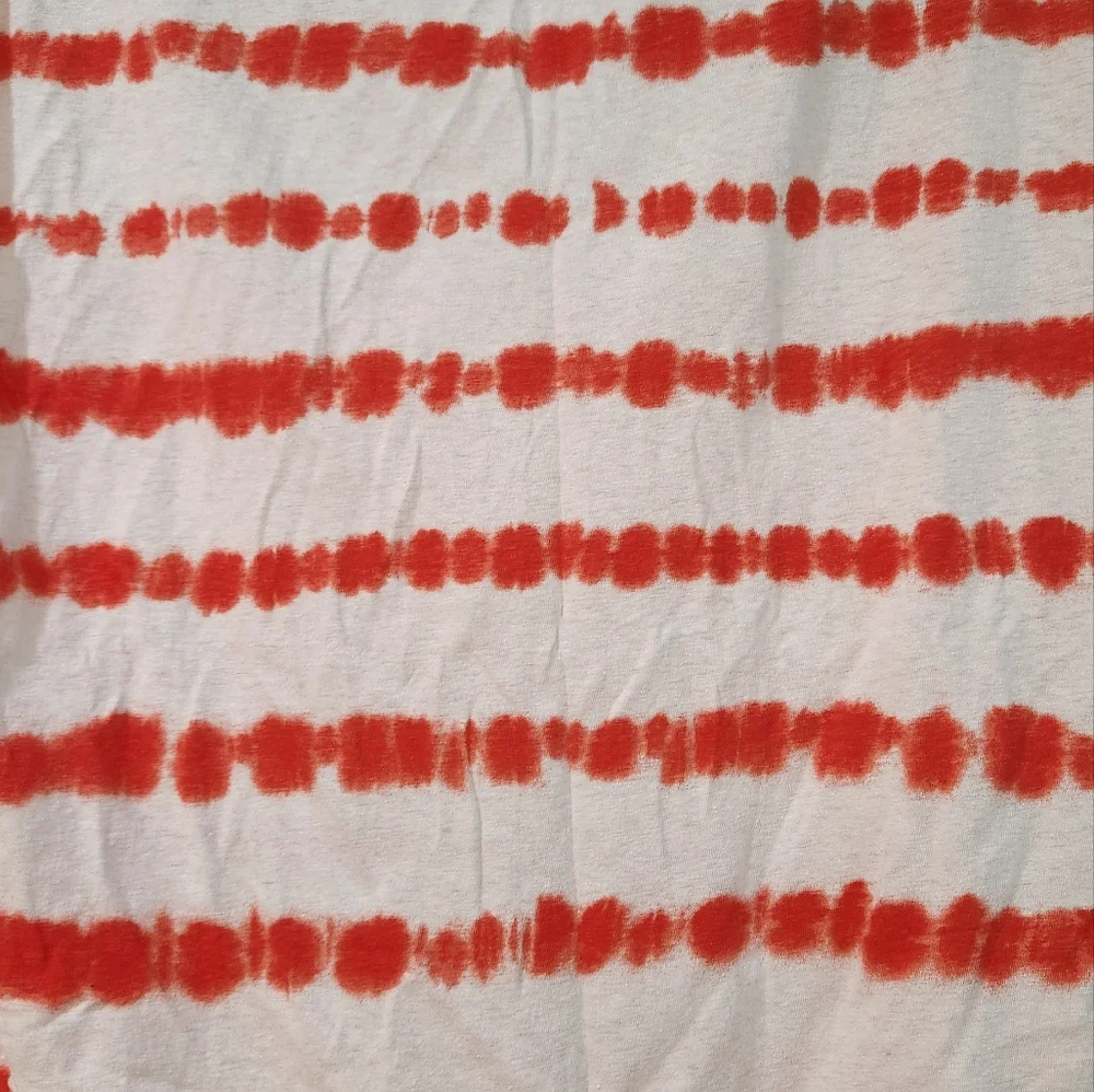 Women's Talbots Orange/Coral Striped Shirt, Size L - Picture 11 of 11